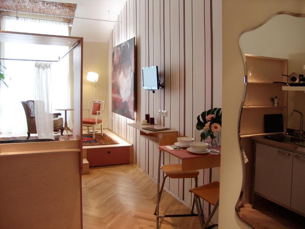 Wanz'Inn Design Appartements 비엔나 객실 사진